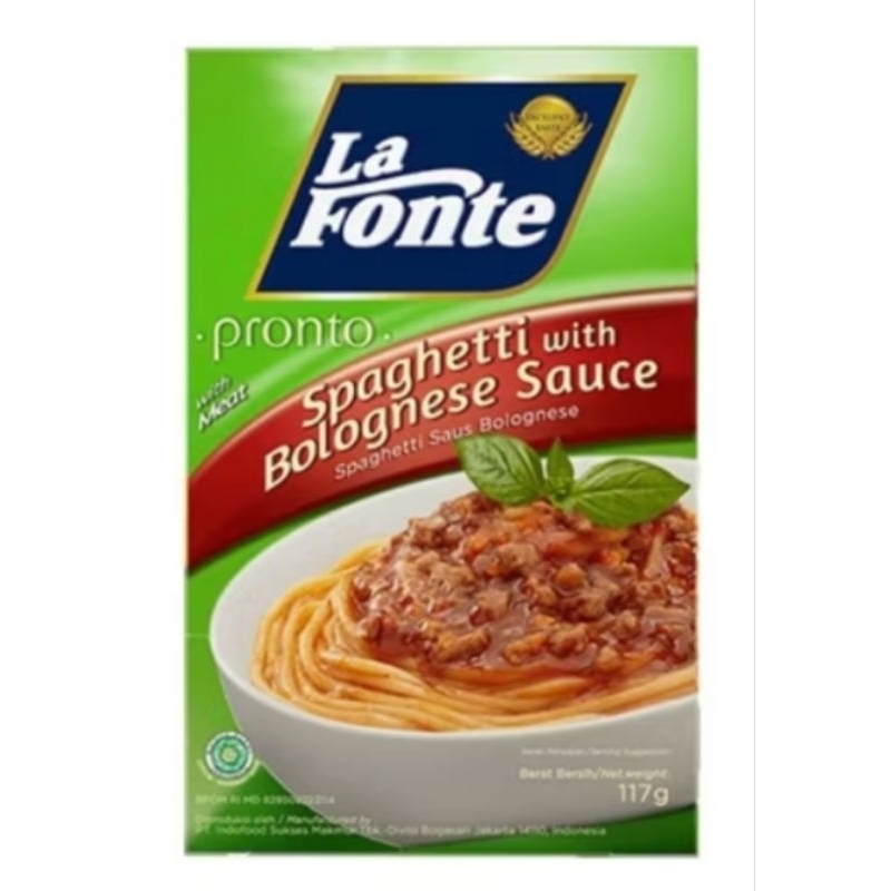 

LA FONTE SPAGHETTI PRONTO