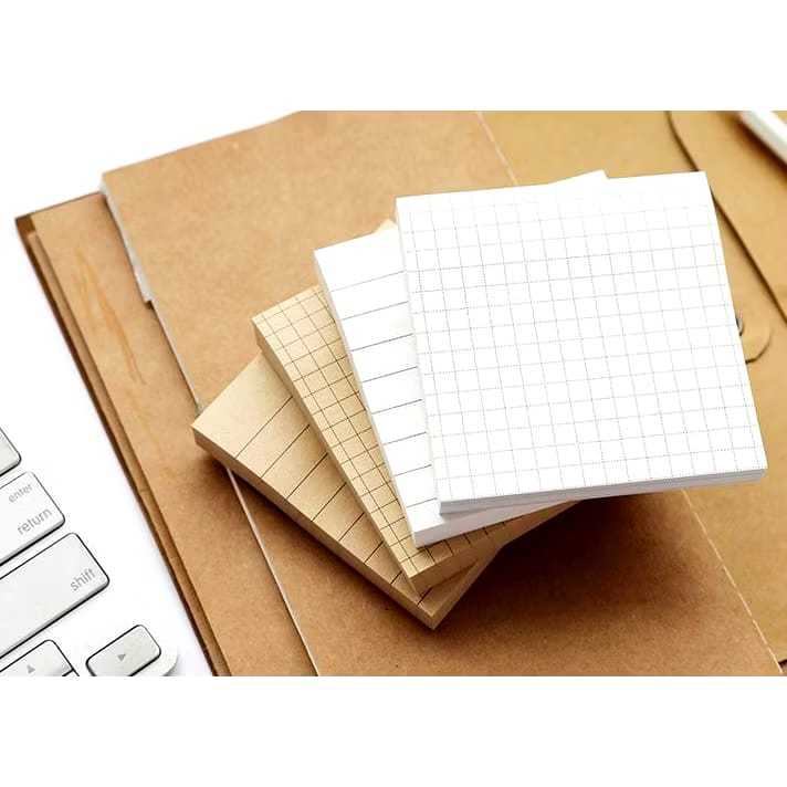 

80Lembar SIMPLE Memo Sticky Notes Plain Paper