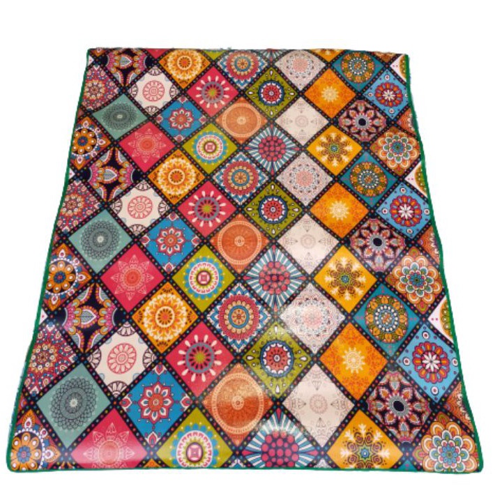 Tikar Spon Gulung Motif Gambar