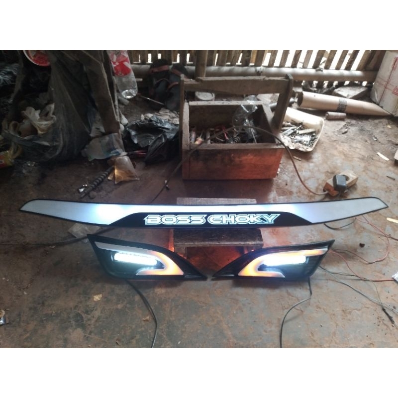 lampu kumis jb3 kw super full akrilik 24/12 volt