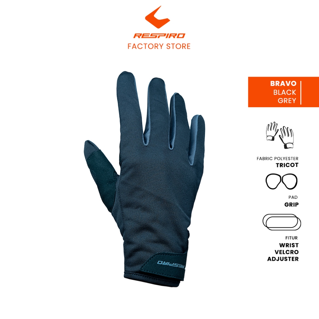 Sarung Tangan Respiro Official Store Glove E/S Bravo Riding Premium Nyaman Aman untuk Berkendara Pri