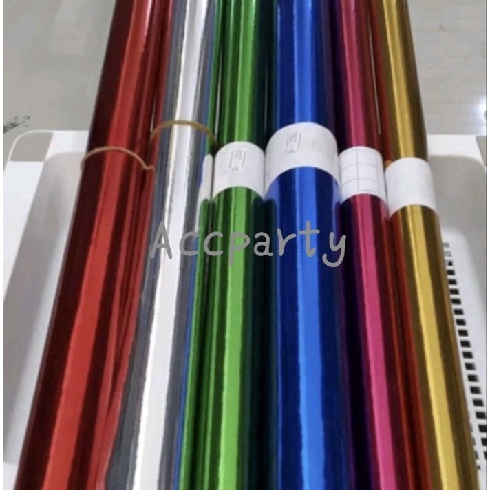 

HARGA STANDAT Kertas Metalik Kertas Mas Kertas Kado 5lmbr