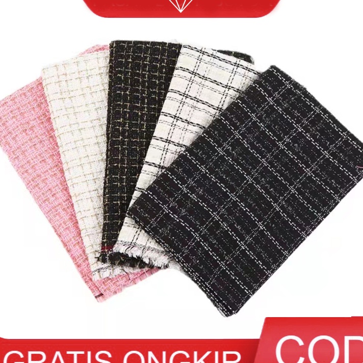 

LIMITED Wrapping Korean Tweed Bahan Kain Perlengkapan Buket Bunga W35