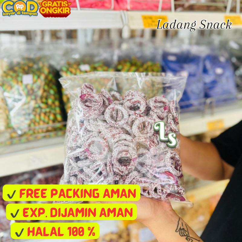 

[2072]--[500 GR] KOLONG KOLONG UNGU / PREMIUM GELANG GELANG UBI UNGU PREMIUM / LADANG SNACK PEKANBARU / SNACK JADUL PEKANBARU / LADANG SNACK PKU
