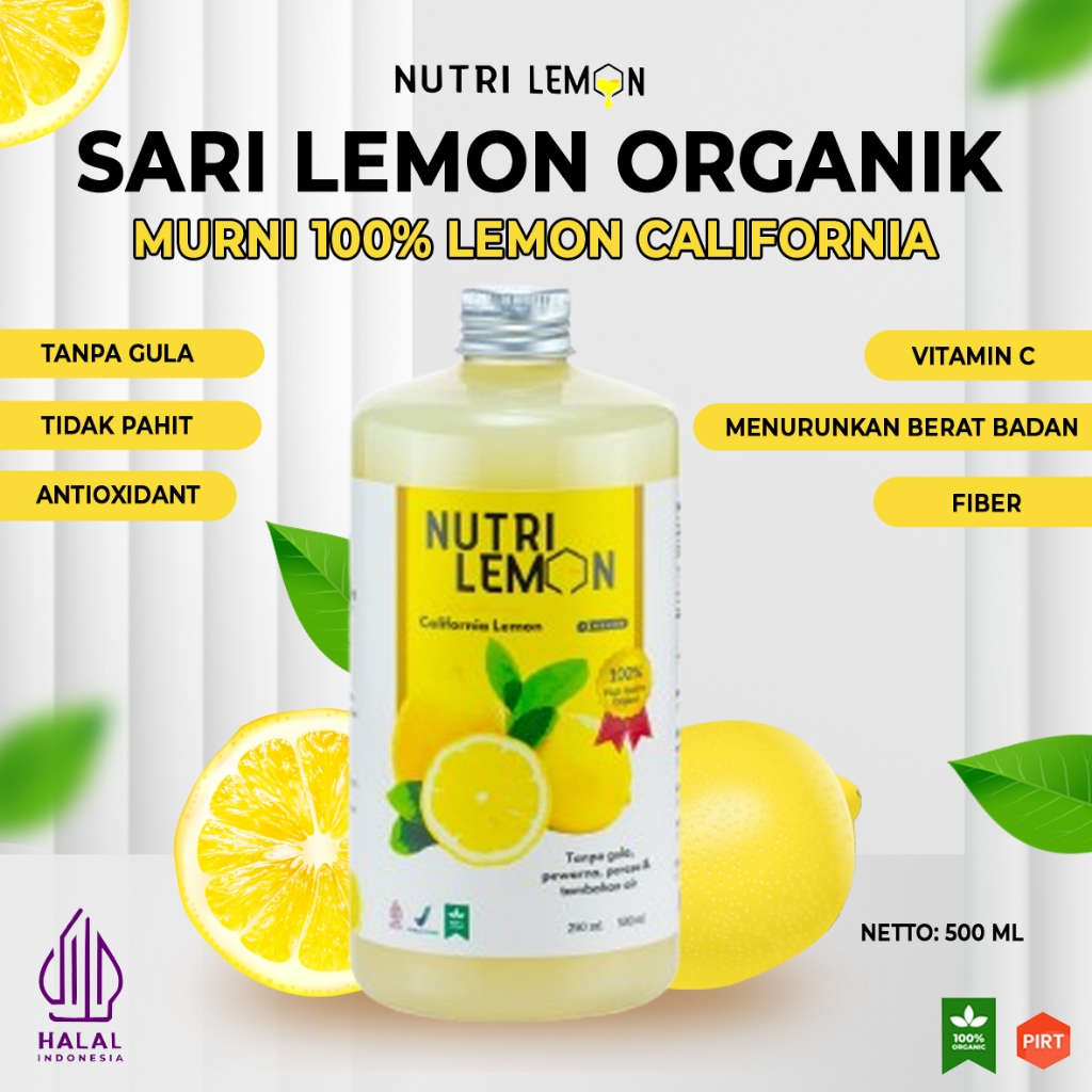 

NutriLemon - Sari Lemon Asli California 500ml