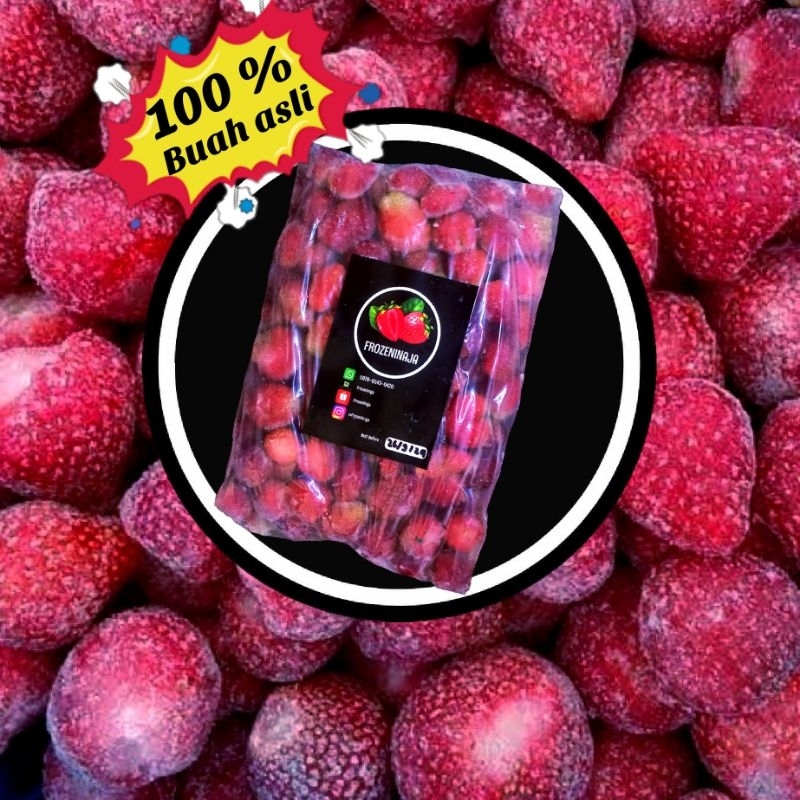 

frozen Strawberry 1kg Grade A (instant kurir only)