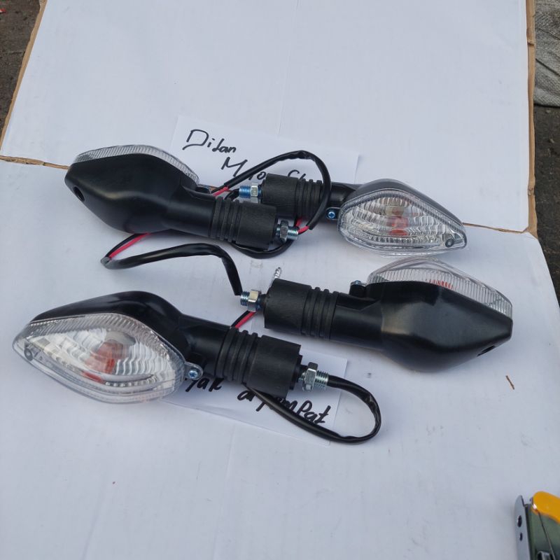 mika lampu sein CBR 150 lama, Verza Megapro original copotan depan belakang