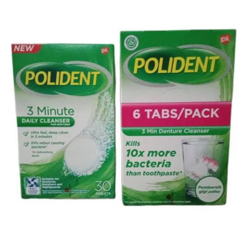 Polident Cleanser 30's & 72'