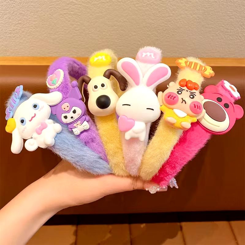 Bando Bulu Anak Perempuan Karakter Sanrio Lotso Cantik Lucu Bando Anak Aksesoris Fashion