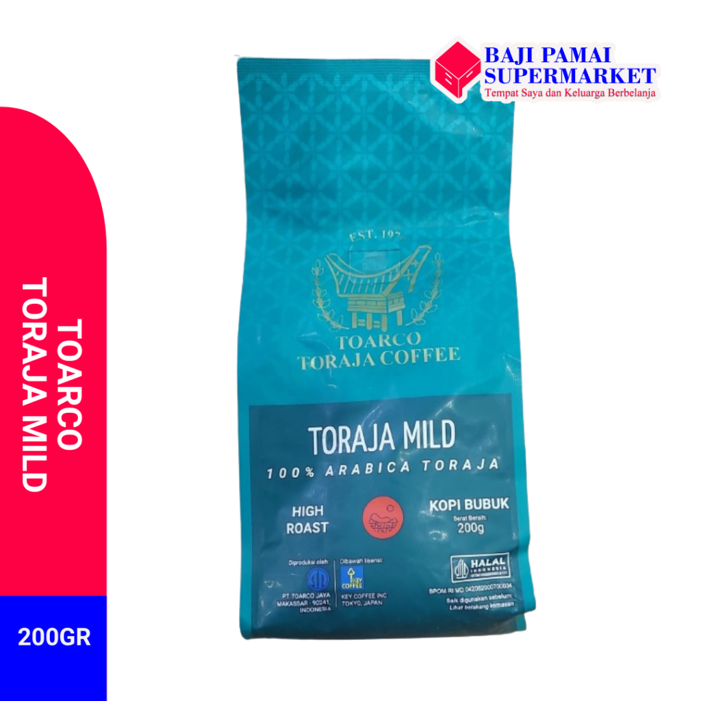 

Kopi toraja toarco toraja mild bubuk 200gr
