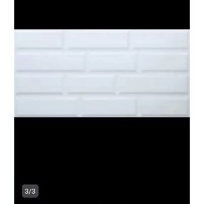 Roman Keramik W63801R dTube White 30x60/ Keramik Susun Bata