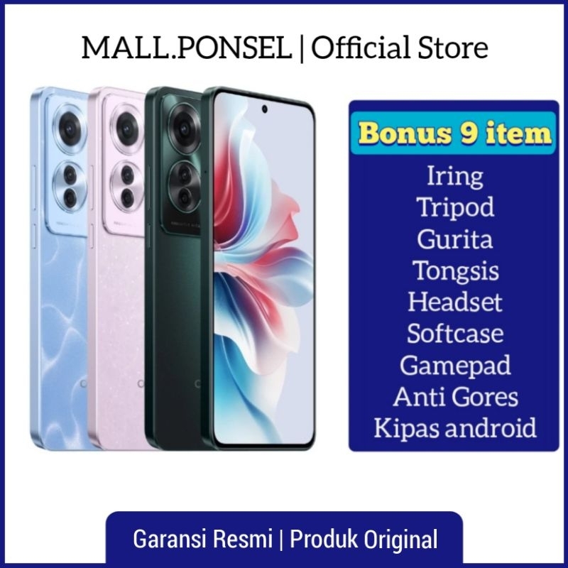 Opo Reno 11f 5G Ram 8/256GB & reno 7 NEW Garansi resmi 1 tahun