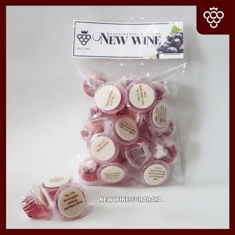 

PAKET PERJAMUAN KUDUS LITE + HOSTI AYAT ISI 50