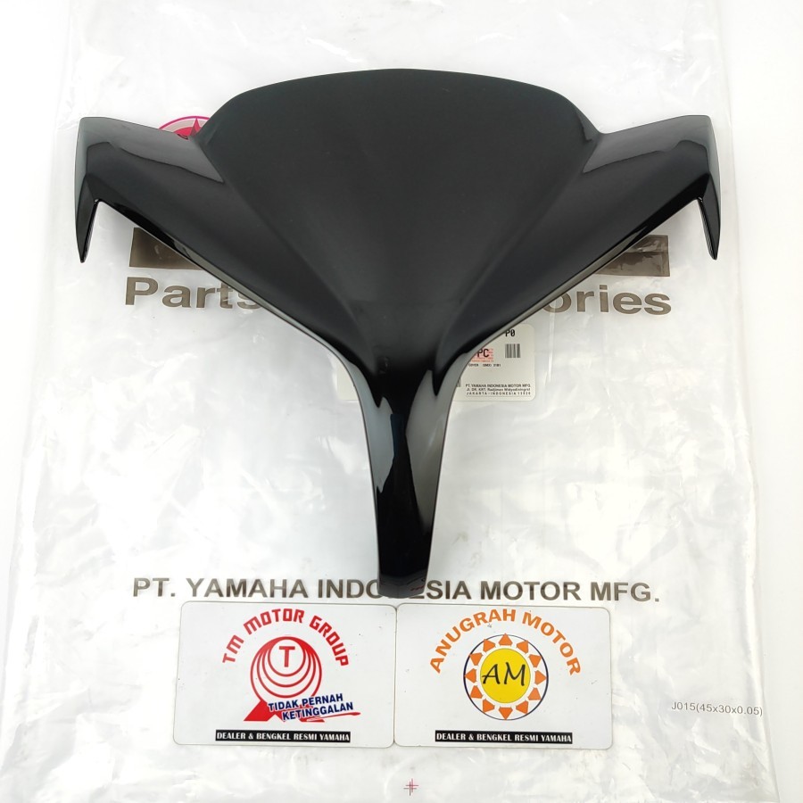 COVER 31B-F6477-00-P0/VISOR BATOK LAMPU JUPITER NEW 115HITAM GLOSSY