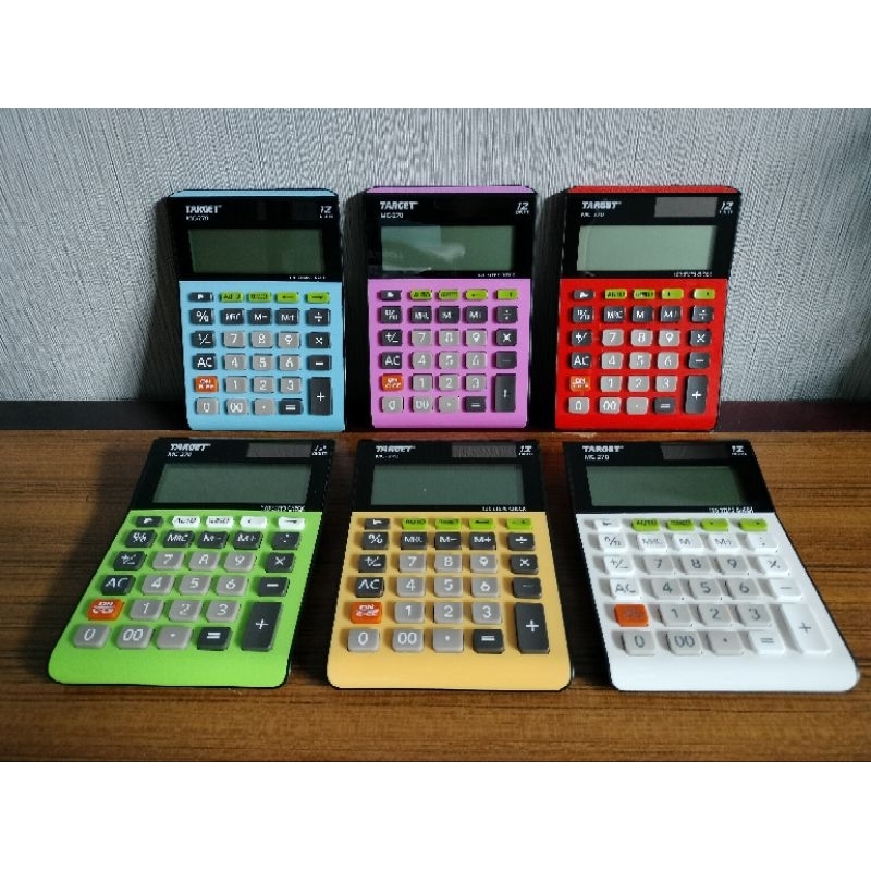 

Kalkulator Target MC-270, 12 Digit Angka (per 1 pcs)