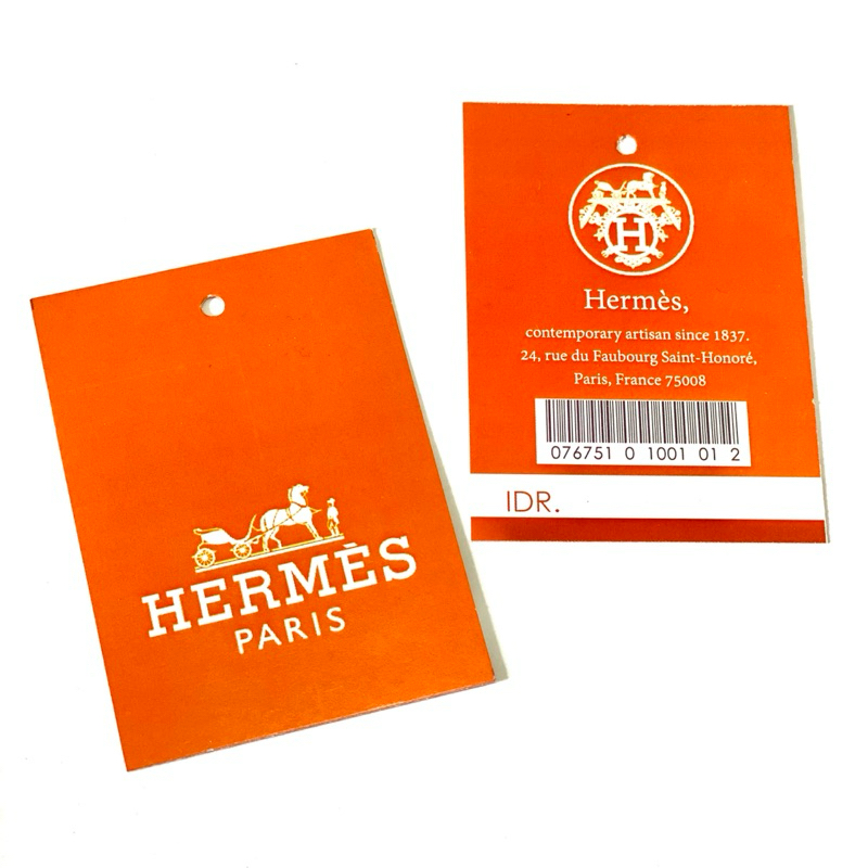 

HANGTAG HERMES // HANGTAG TAS // HANGTAG BAJU BRANDED