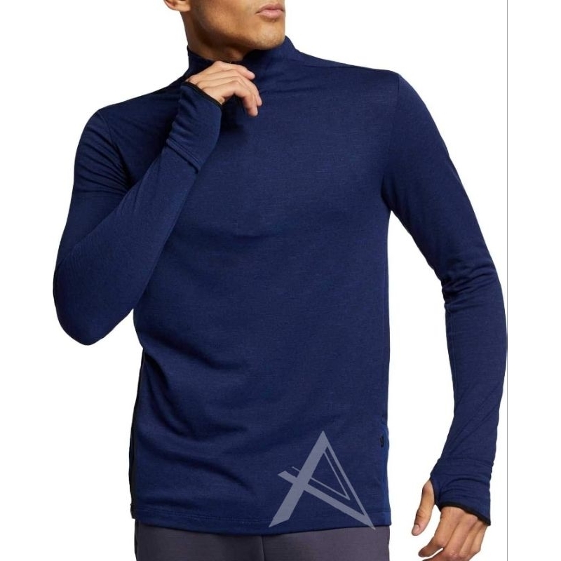 Manset Olahraga Pria Baju Kaos Olahraga Lengan Panjang Baselayer Manset Olahraga Manset Fotball Base