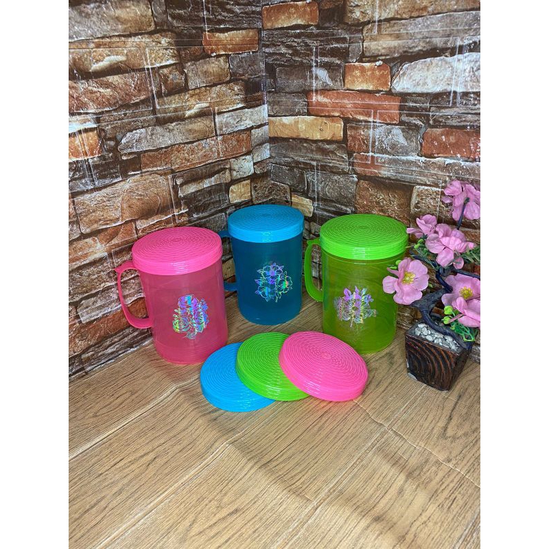 mug tutup plastik warna jumbo