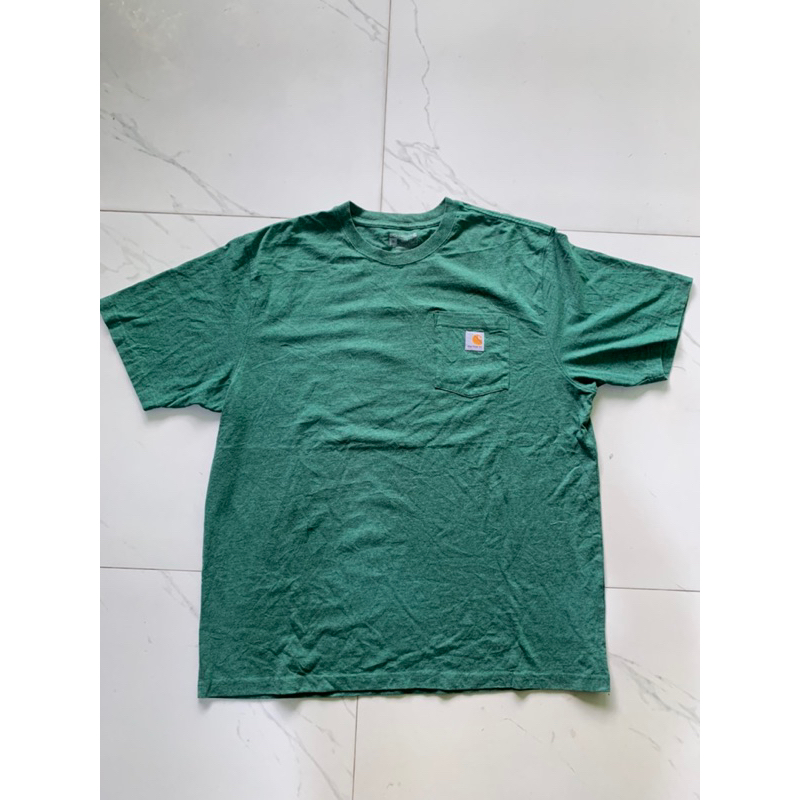 Pocket Tee Carhartt green Original | Tag cut