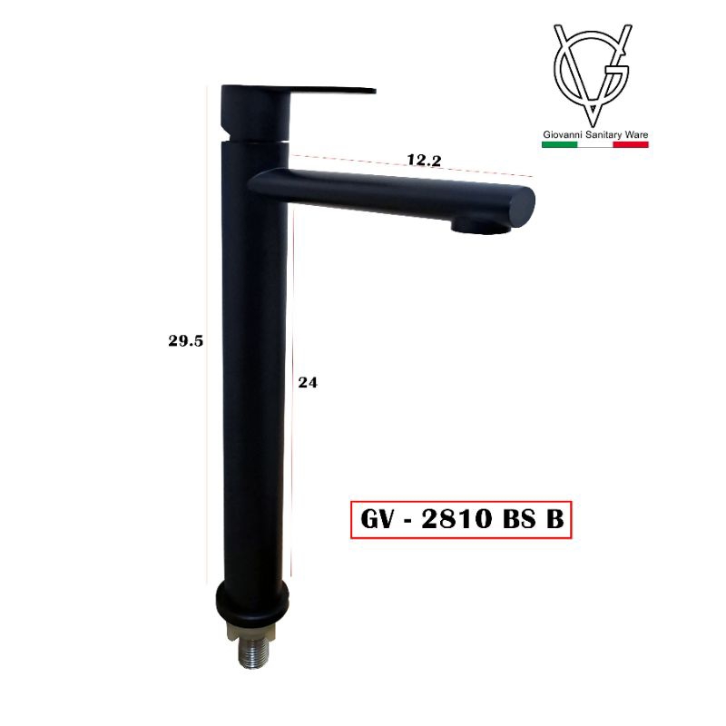 Kran wastafel hitam/Kran cuci tangan hitam