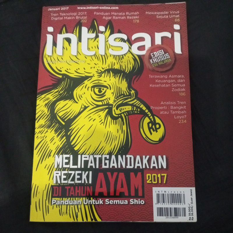 Majalah Intisari Bekas - Edisi Januari 2017