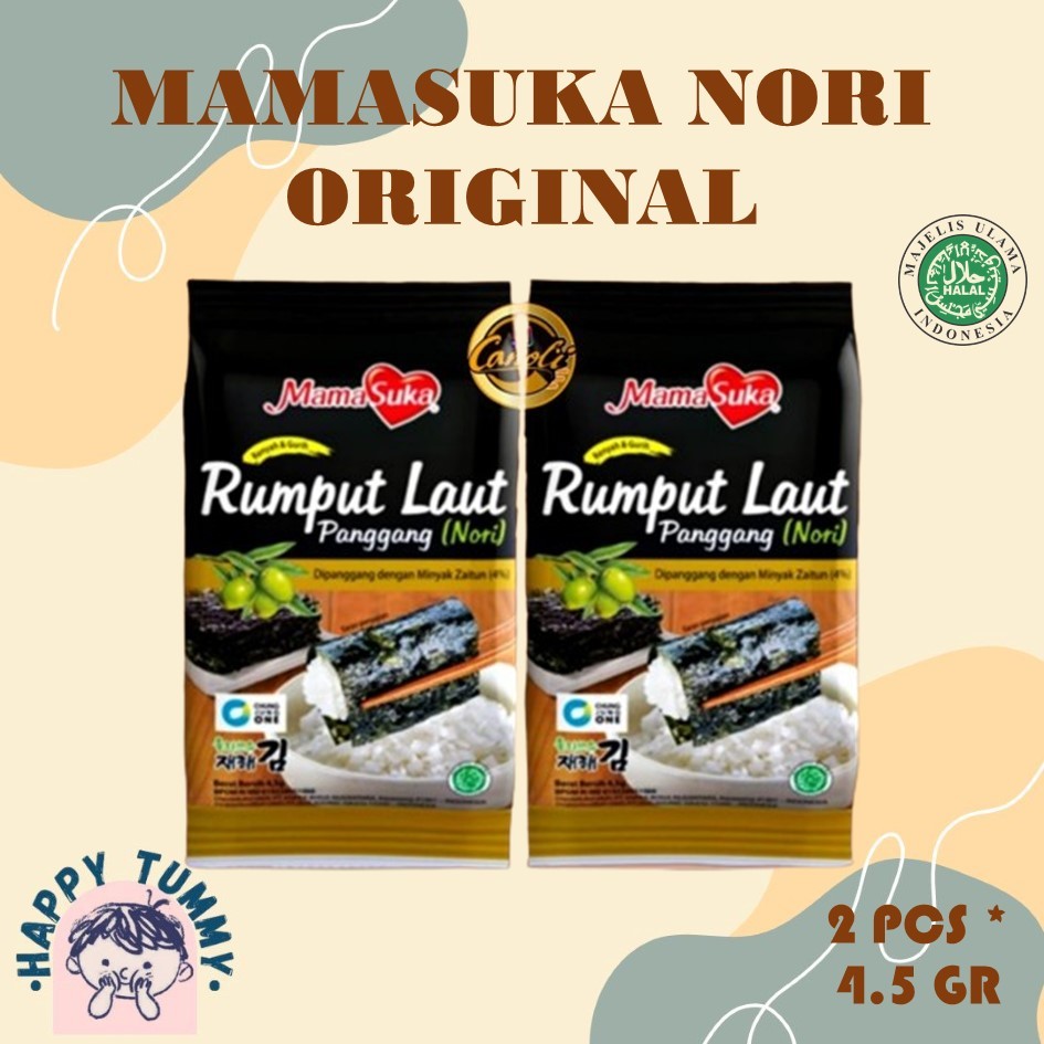 

Mamasuka Rumput Laut 2 *4.5gr. nori. PAK