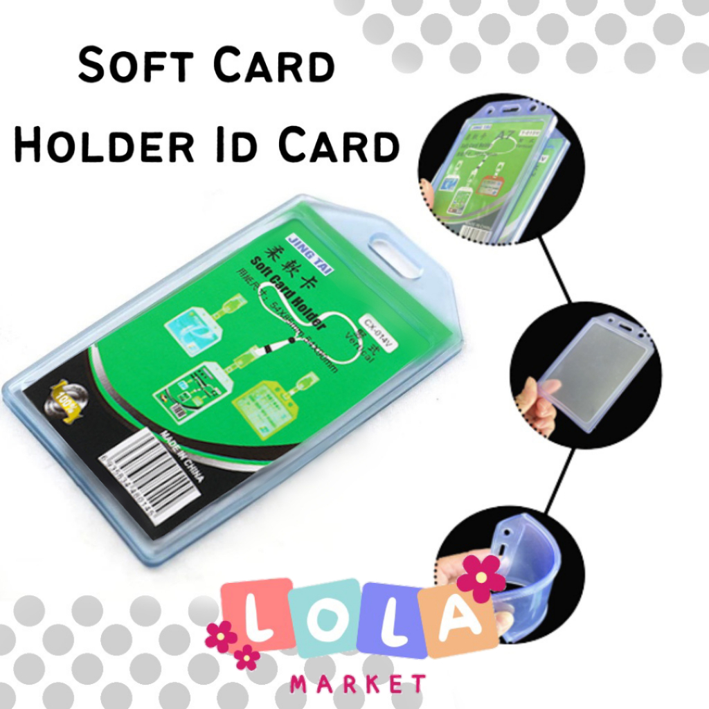 

Name Tag Holder/Tempat Kartu Nama Elastis Potrait 1-2 Kartu (Tanpa Tali)