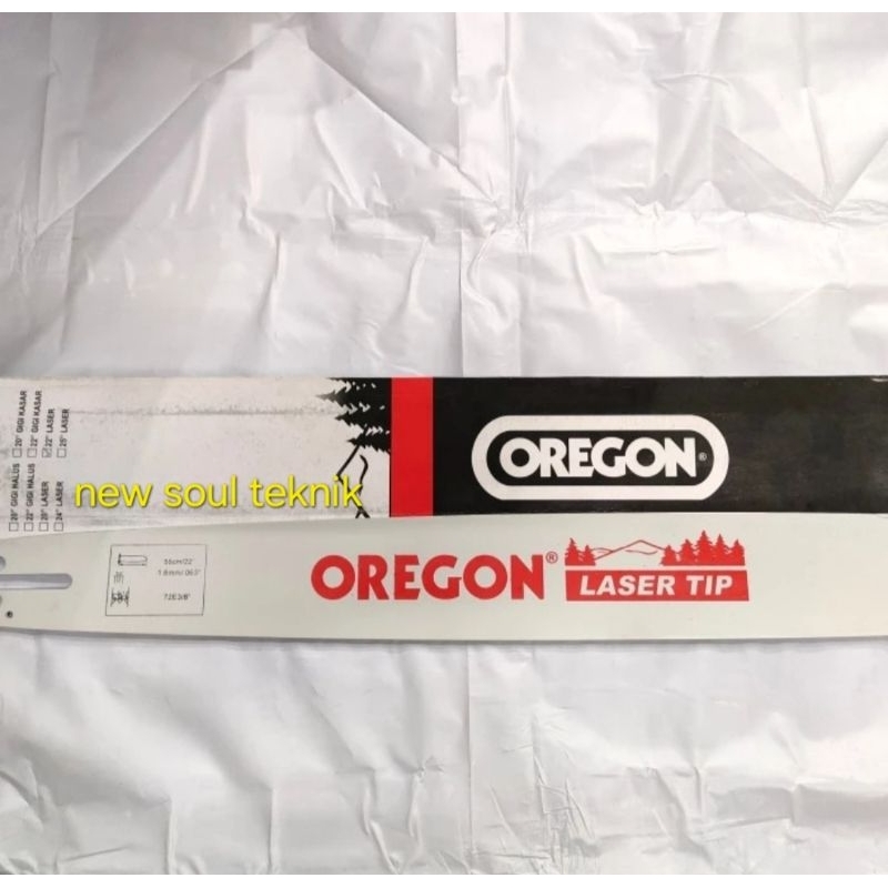 Guide Bar  Laser 22 Inch SENSO OREGON ORIGINAL