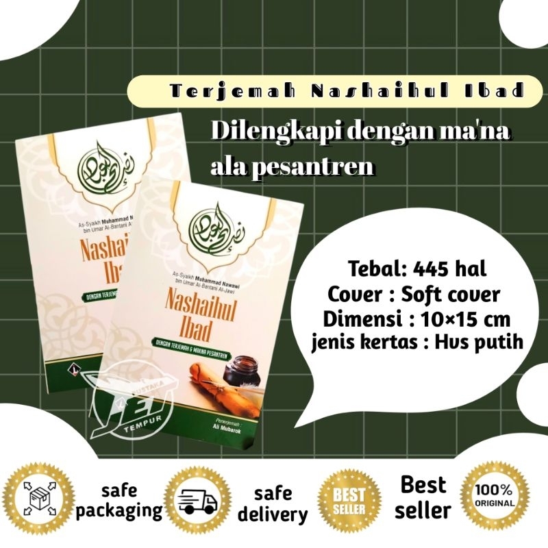 

TERJEMAH KITAB NASOIHUL IBAD | Nashaihul Ibad Makna Pesantren | Nasoihul Ibad Ukuran Saku