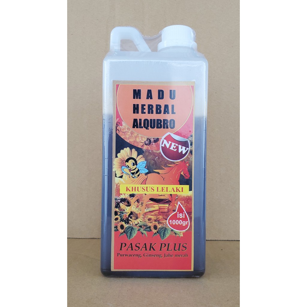 

Madu Pasak Plus merek Al Qubro 1000gr