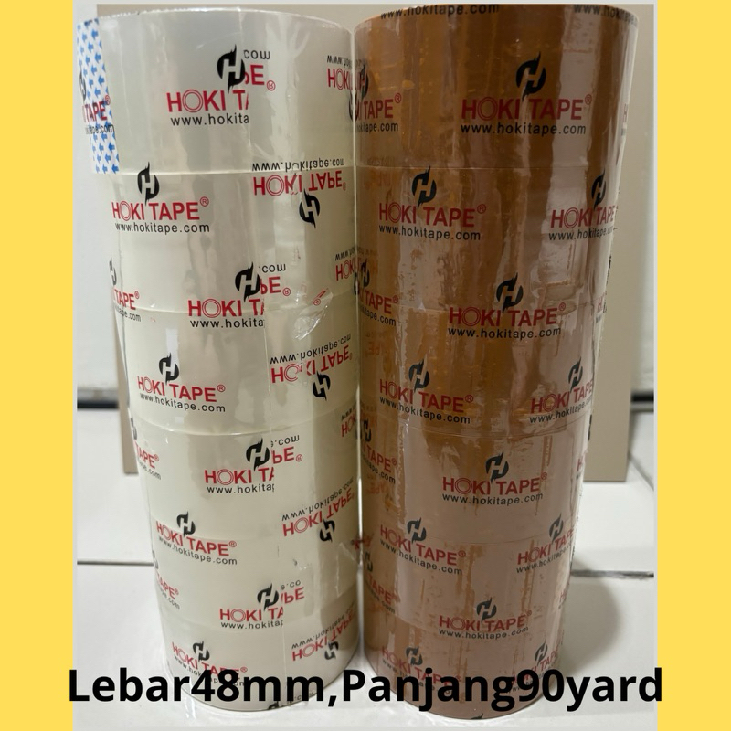

Lakban OPP Bening/Coklat 2inci 48X90yard (meteran full) 1Slot/Roll
