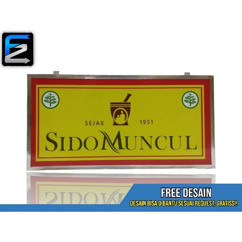 NEON BOX SIDOMUNCUL 2 SISI | TERLARIS TERMURAH