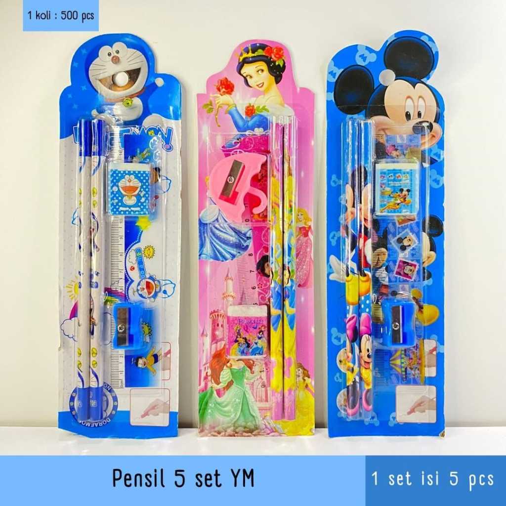 

pensil 5set YM - alat tulis anak