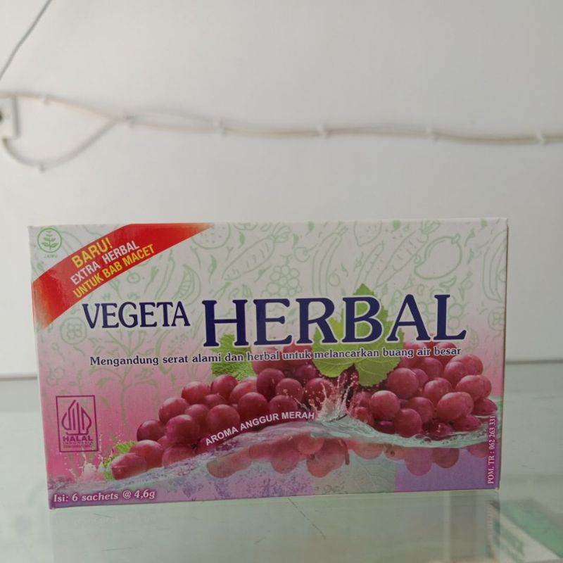 

Vegeta Herbal Anggur 6 sachet