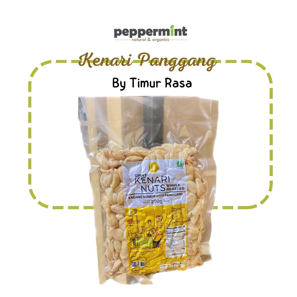 

Timurasa Kacang Kenari Panggang (250 gr) / Kacang Kenari