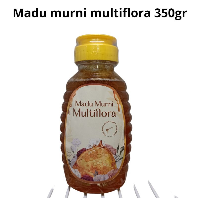 

Madu murni-Madu multiflora kemasan 350gr murah bisa cod murni madu row honey