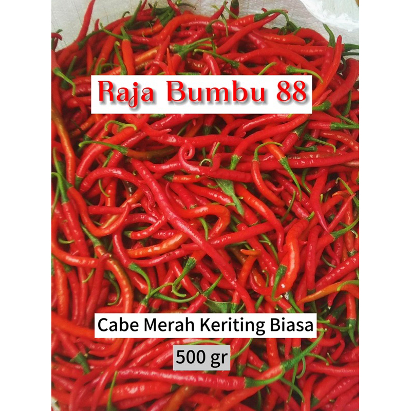 

Cabe Merah Keriting BIASA 500gr, RB88