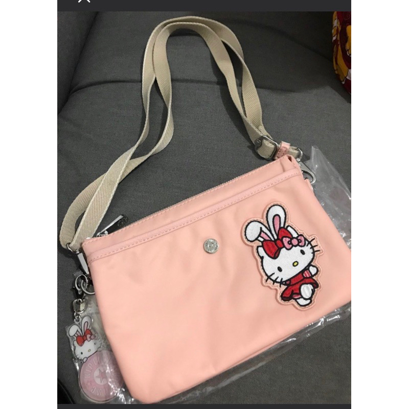 tas kipling pink hello kitty