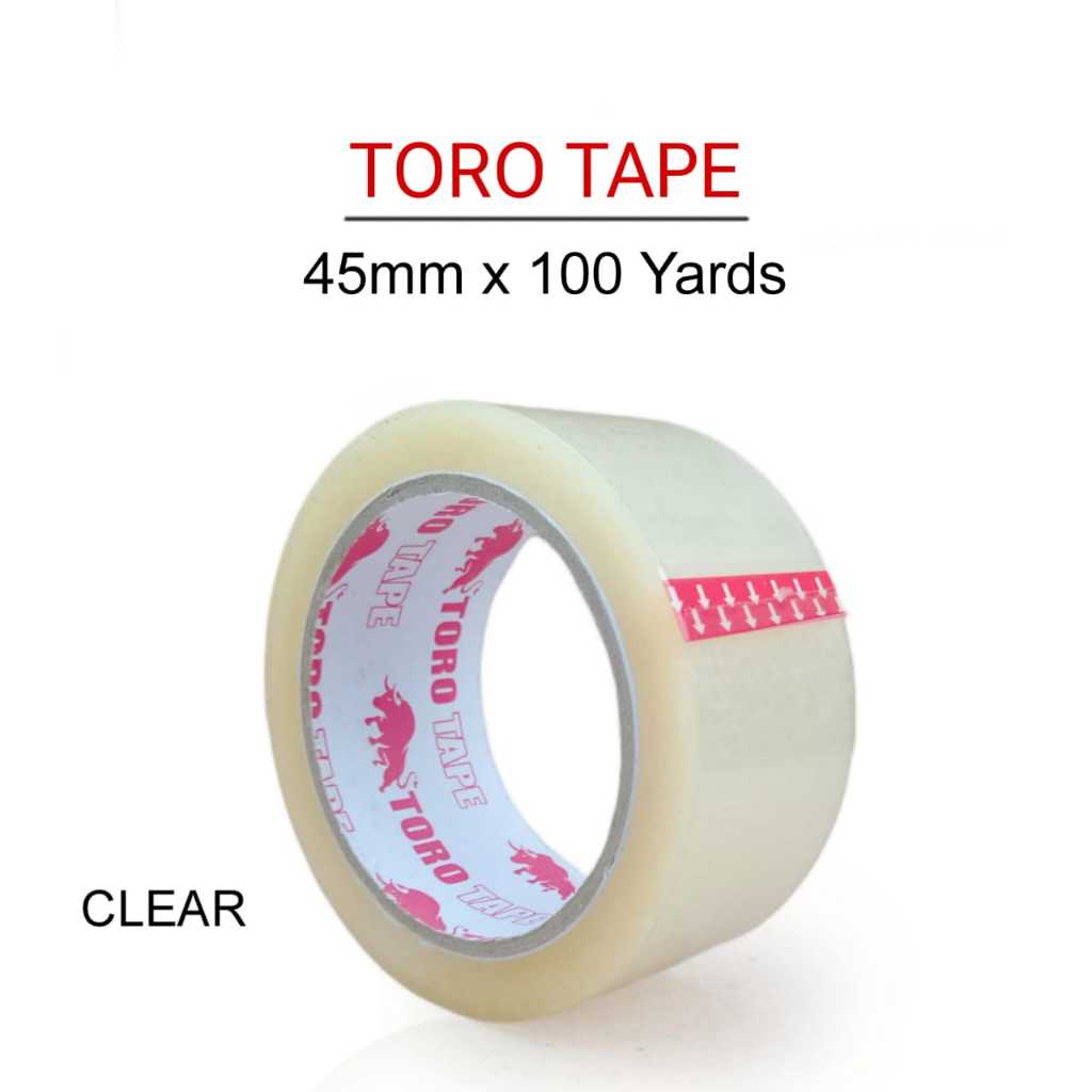 

TORO - Lakban Bening Ukuran 45mm x 100 Yards