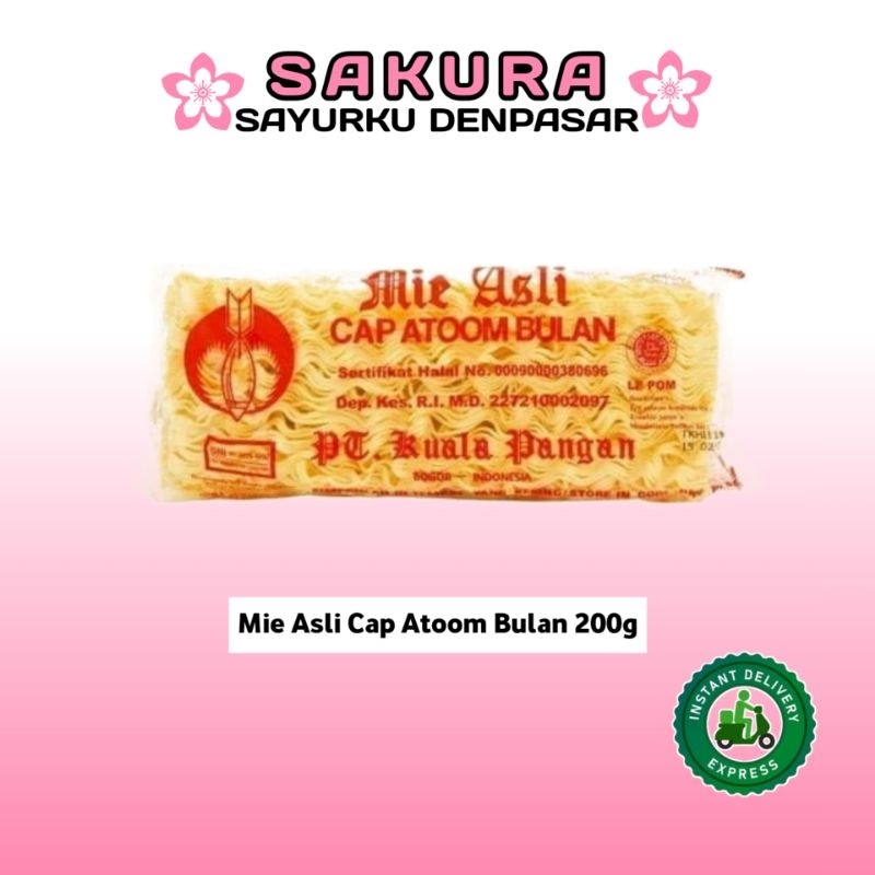 

Mie Asli Cap Atoom Bulan 200g - SAKURA