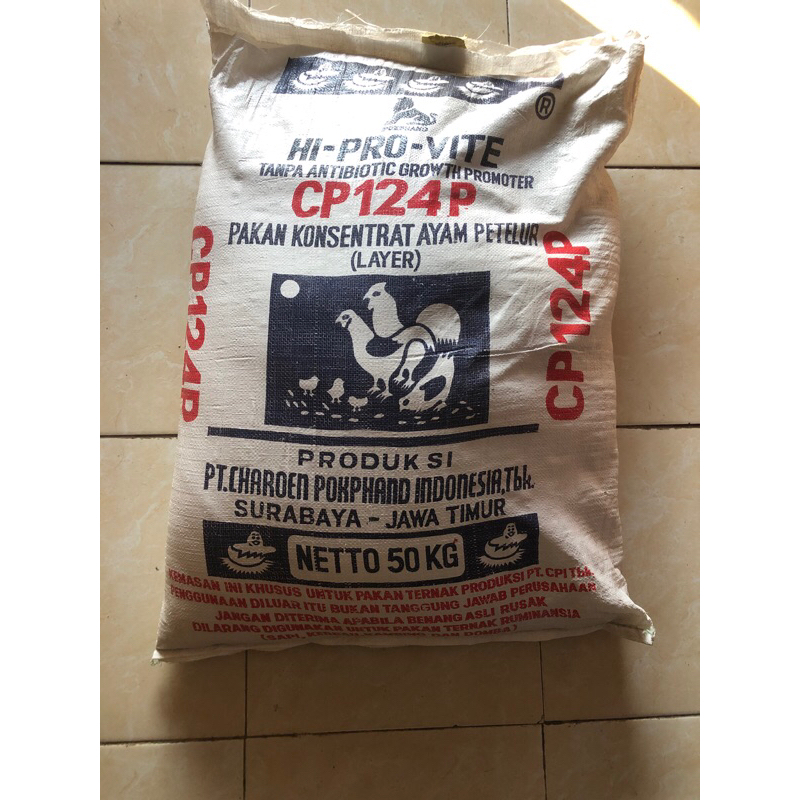 Hi Pro Vite Cp124p Konsentrat Ayam Petelur pakan unggas