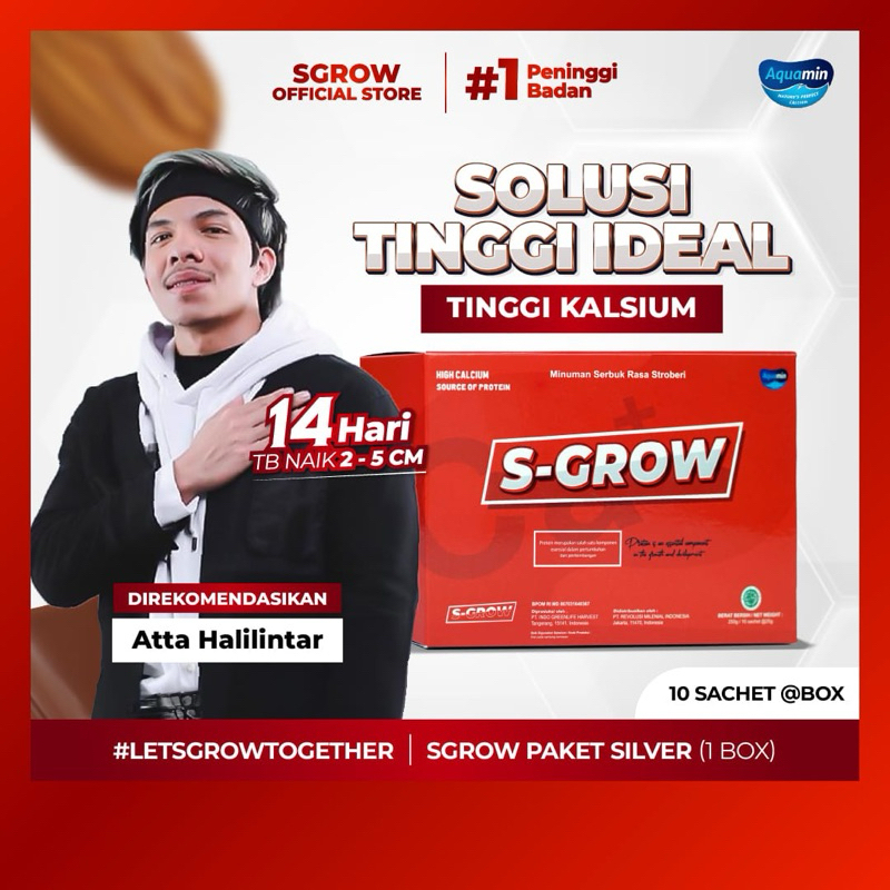 

S-GROW Susu Peninggi Badan Terbaik - 1 BOX