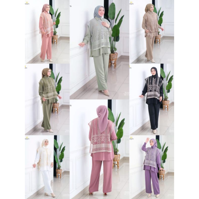 Stelan Celana terbaru Kania set by ninos design