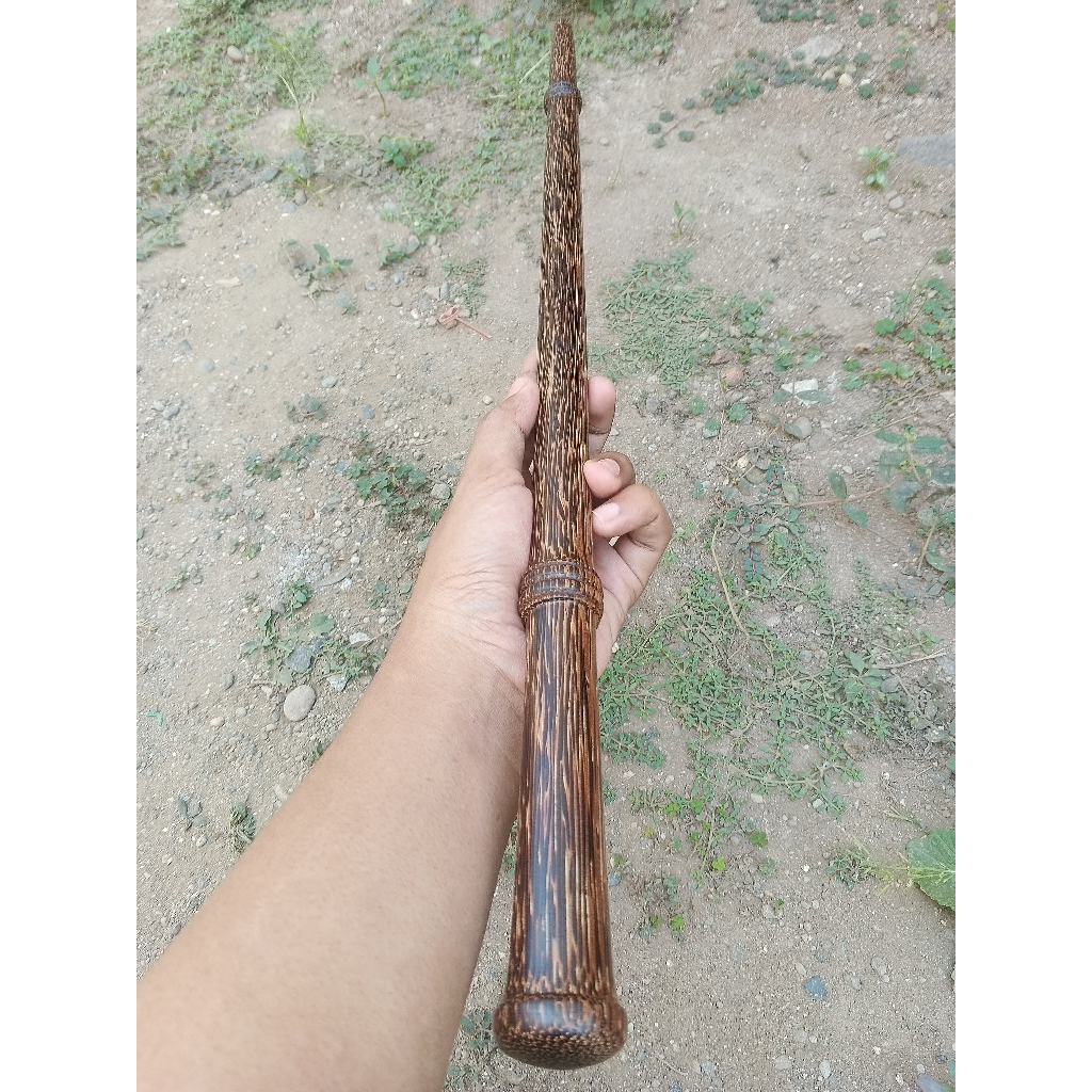 Tongkat Komando Kayu Liwung Macan Asli Berkualitas