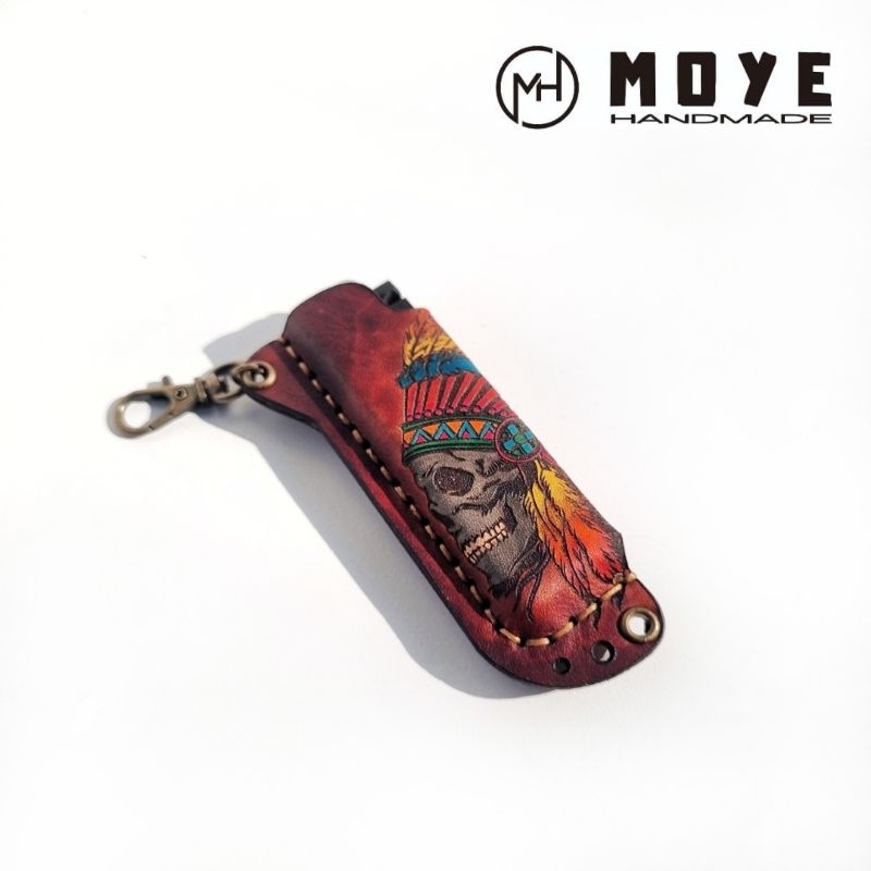 Sarung Korek Grafir Motif Indian_Sarung Korek Kulit_Sarung Korek Free Grafir