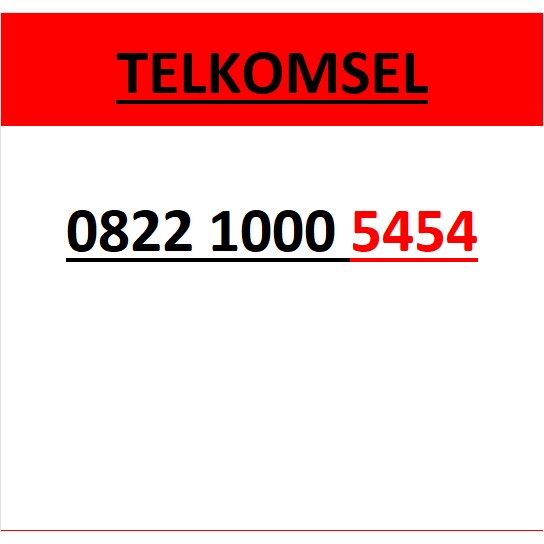 nomor cantik telkomsel simpati seri abab 5454 murah lengkap wn84 6000