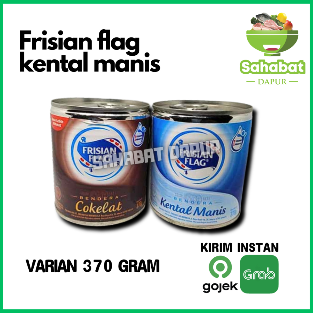 

Frisian Flag Susu Kental Manis Kaleng 370gr - Sahabatdapur