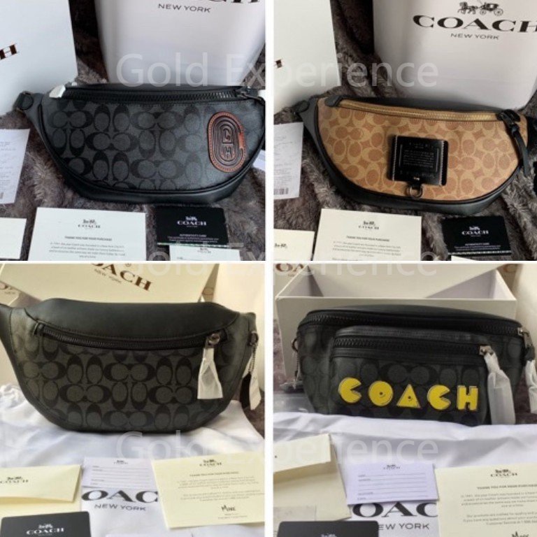 Stok terbatas Coach Waistbag Tas kurir pria Tas pinggang Pria TAS