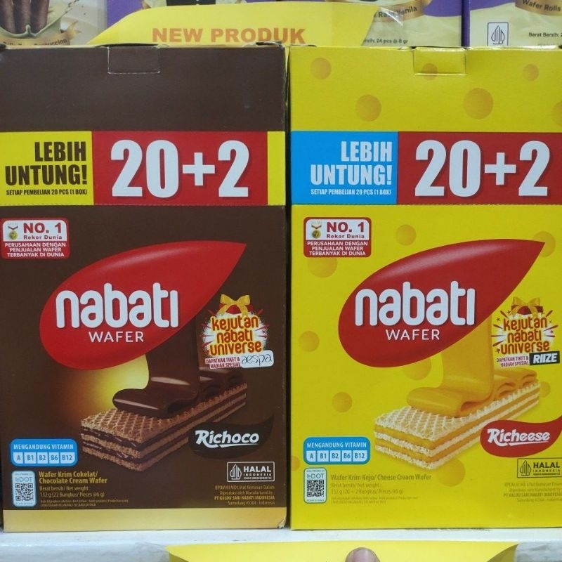 

[BN1] [2 BOX] NABATI WAFER 6 GR