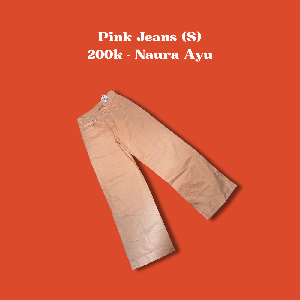 Pink Jeans Size S - Naura Ayu